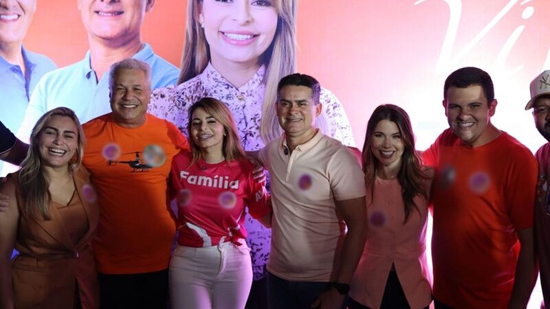 Vivi Lira e Prefeito David Almeida reúnem eleitores com apoio de Sikêra Jr em Manaus