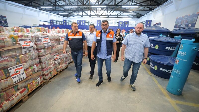 Fausto Jr acompanha o Governador Wilson Lima nas ações de ajuda humanitária aos municípios afetados pela estiagem