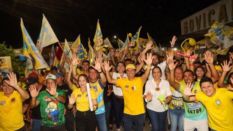 Prefeito Mário Abrahim reúne mais de 20 mil pessoas durante caminhada em Itacoatiara