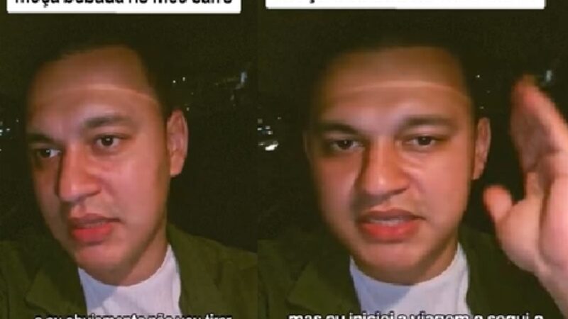 Em Manaus, motorista de app viraliza ao falar de cliente deixada bêbada sozinha com ele