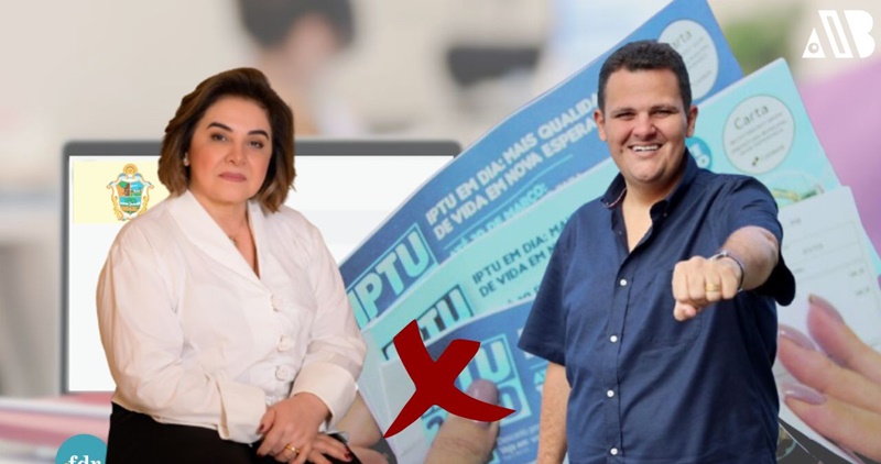 Devendo mais de R$ 12 milhões de IPTU Maria Do Carmo é desmascarada por Renato Jr