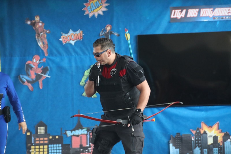 Prefeitura de Manaus realiza o evento ‘Liga dos Vingadores’ para comemorar o Dia das Crianças no Cime Lúcia Almeida