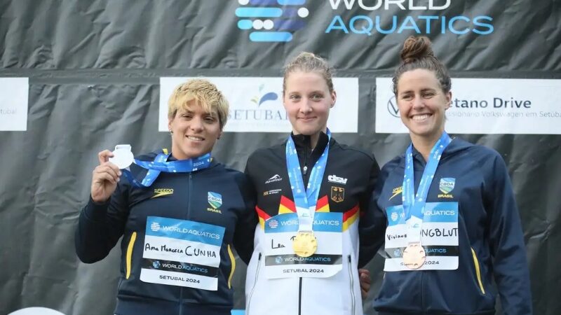 Brasil leva prata e bronze em etapa da Copa do Mundo de Águas Abertas