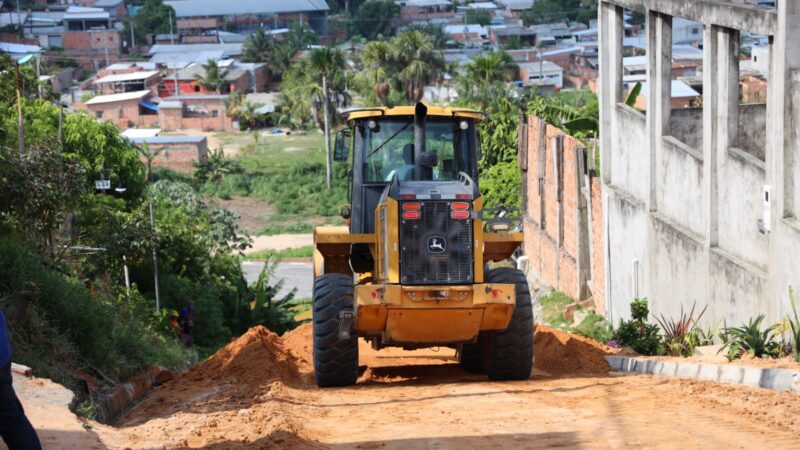 Prefeitura de Manaus beneficia novo trecho do bairro Cidade de Deus com obras de infraestrutura