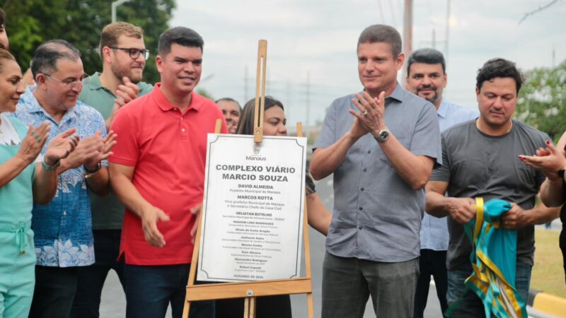 Prefeitura inaugura viaduto Márcio Souza no aniversário de Manaus como um presente para os motoristas da capital