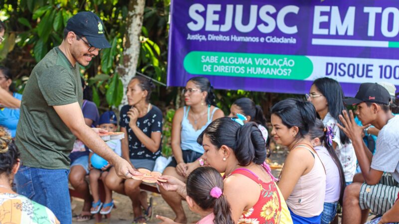 Governo do Amazonas promove ações socioambientais, de direitos humanos e cidadania em Iranduba