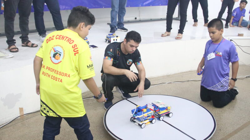 PREFEITURA- Prefeitura de Manaus realiza seletiva do Robô Sumô Classificatória para a 6ª Expocreati da Semed