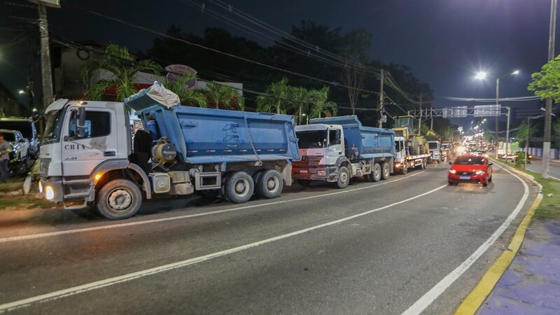Obras da Prefeitura de Manaus para substituição de rede de drenagem são iniciadas na avenida Mário Ypiranga Monteiro