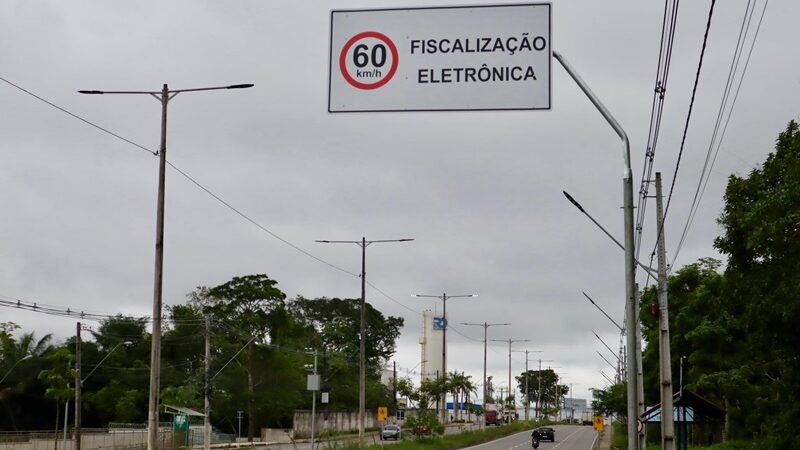 TRÂNSITO – Infrações registradas na avenida do Turismo caem 90% após início de notificações dos radares instalados pela Prefeitura de Manaus