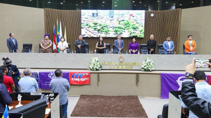 Aniversário de 45 anos do PT é celebrado em Reunião Solene na Câmara Municipal de Manaus