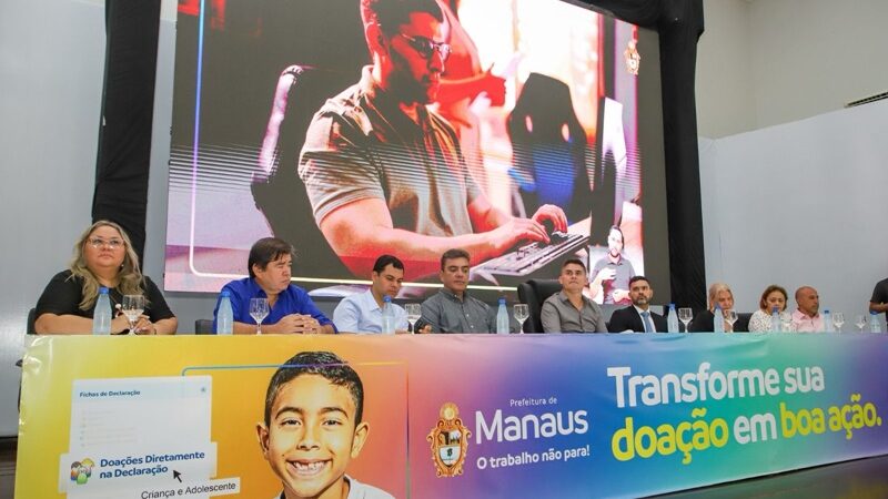 Prefeito David Almeida lança campanha ‘Eu Sou Cidadão Solidário’ para incentivar doação a projetos sociais via imposto de renda