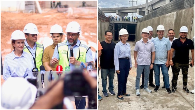 Yomara Lins reforça compromisso com Manaus ao acompanhar vistorias do Residencial Maués e Viaduto Rei Pelé