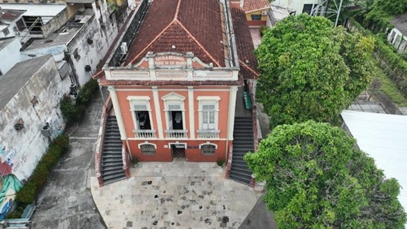 Imagens de drone da Prefeitura de Manaus vão auxiliar trabalho de vistoria em bens móveis de patrimônio histórico no Centro