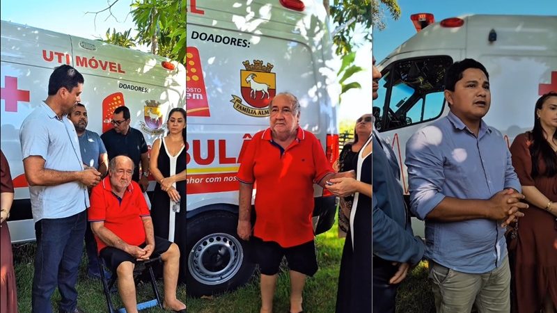 Empresário Labrense AURIVALDO (BODE) faz doação de uma Ambulância UTI para atender a população de Lábrea