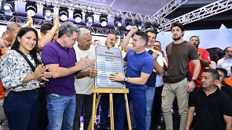 Prefeito David Almeida entrega Complexo Viário Rei Pelé, um marco para cidade de Manaus