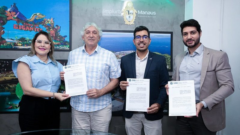 Prefeitura de Manaus e CAU-AM assinam termo de cooperação técnica para fortalecer urbanismo