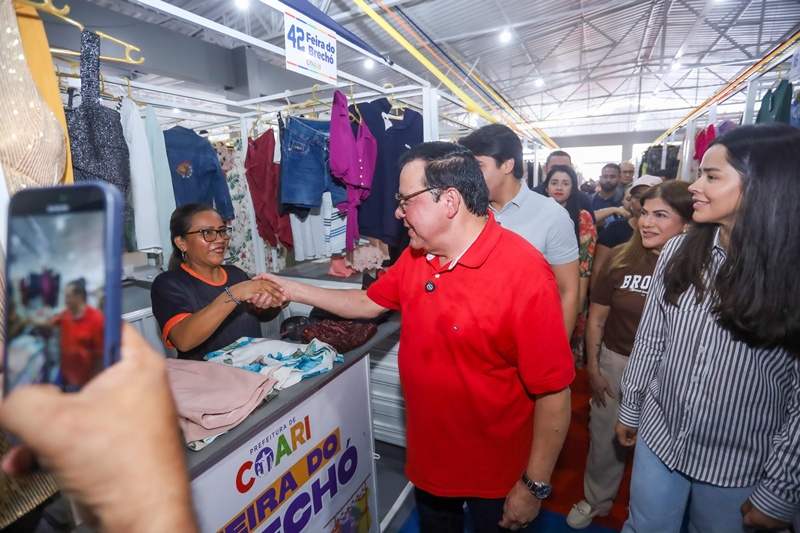 Prefeito Adail Pinheiro inaugura Feira do Brechó e fortalece empreendedorismo em Coari