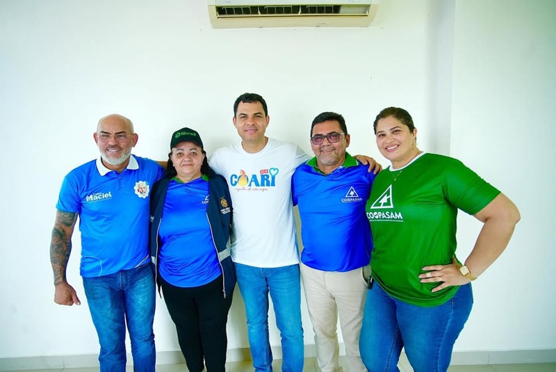 Deputado Saullo Vianna esteve em Coari participando do Evento da Coopasam