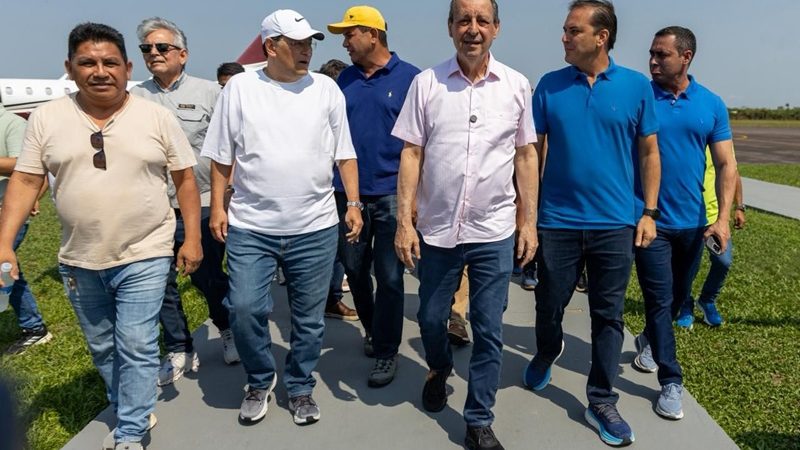 Omar Aziz e Eduardo Braga cumprem agenda intensa de obras e inaugurações que devem entrar para a história de Parintins