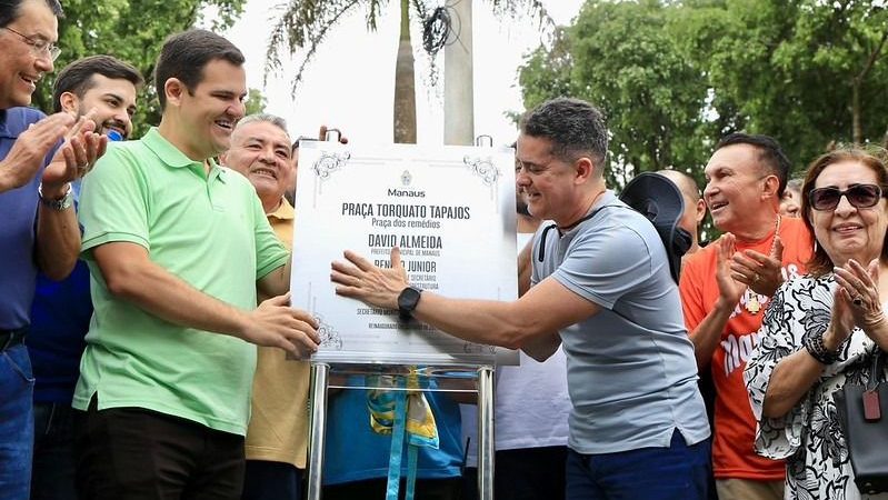 Prefeito David Almeida presenteia Manaus com praça dos Remédios revitalizada e transforma símbolo histórico em espaço de dignidade
