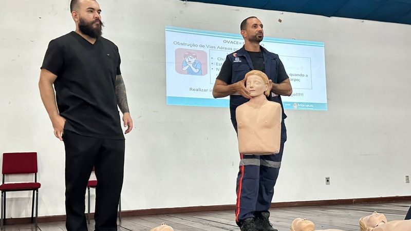 Prefeitura de Manaus capacita servidores do Parque Municipal do Idoso em primeiros socorros