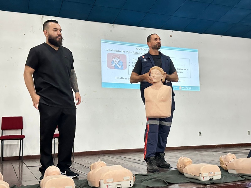 Prefeitura de Manaus capacita servidores do Parque Municipal do Idoso em primeiros socorros