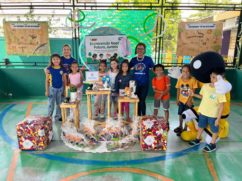 Prefeitura de Manaus e BIC Amazônia realizam ação educativa sobre preservação ambiental para alunos da rede municipal