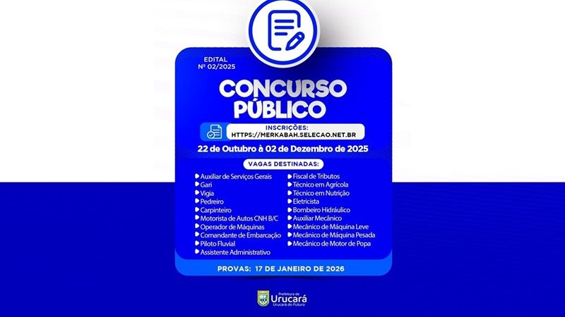 Urucará apresenta Edital para o concurso Público