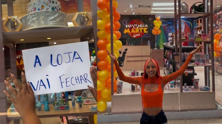 Ruivinha de Marte vende estoque e fecha loja no Shopping: ‘coração apertado’
