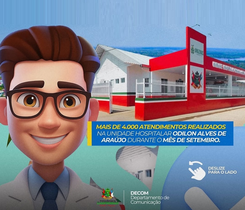 Unidade Hospitalar Odilon Alves de Araújo em Caapiranga referência em atendimento humanizado no Amazonas