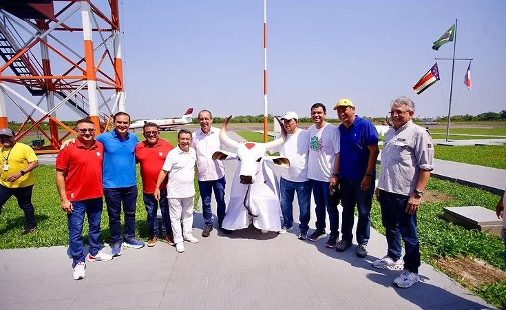 Saullo Vianna, Omar e Braga visitam obras e anunciam R$ 200 milhões em emendas em Parintins