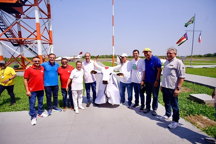 Saullo Vianna, Omar e Braga visitam obras e anunciam R$ 200 milhões em emendas em Parintins
