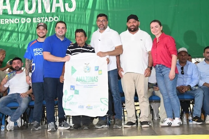 Prefeito Nicson Marreira recebe governador Wilson Lima e anuncia pacote de obras e ações para Tefé
