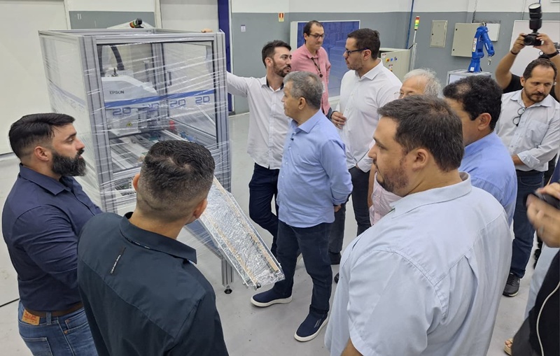 Suframa visita hub de robótica da 2D Innovation com soluções em automação industrial
