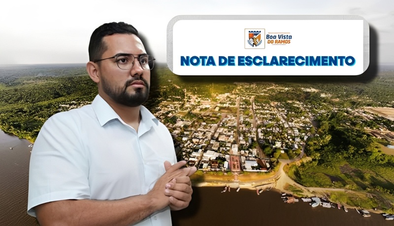 Prefeitura de Boa Vista do Ramos esclarece que áudio atribuído ao prefeito Jarlem é falso; veja nota