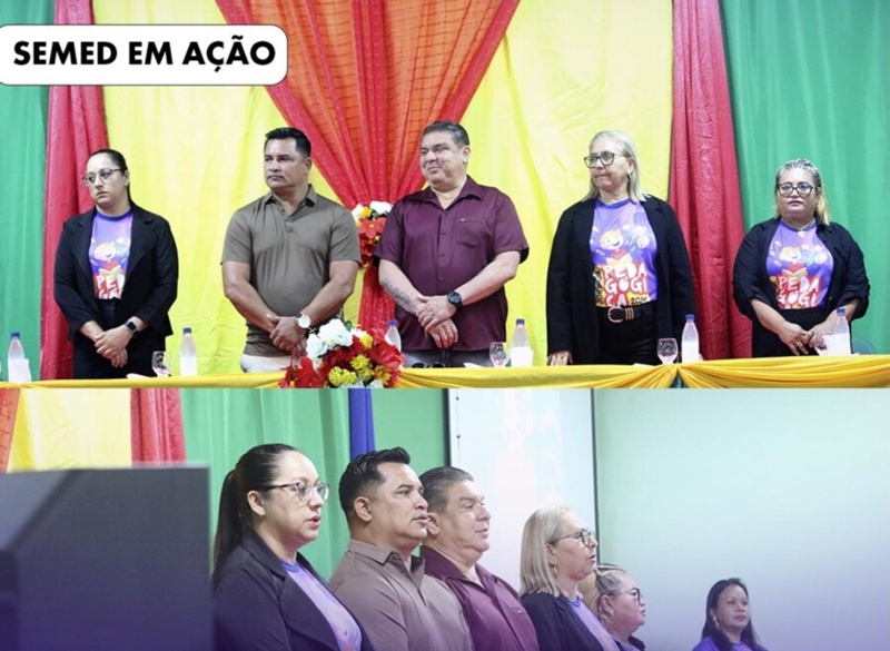 Semed inicia ano letivo 2026 com jornada pedagógica e foco em planejamento estratégico em Tefé