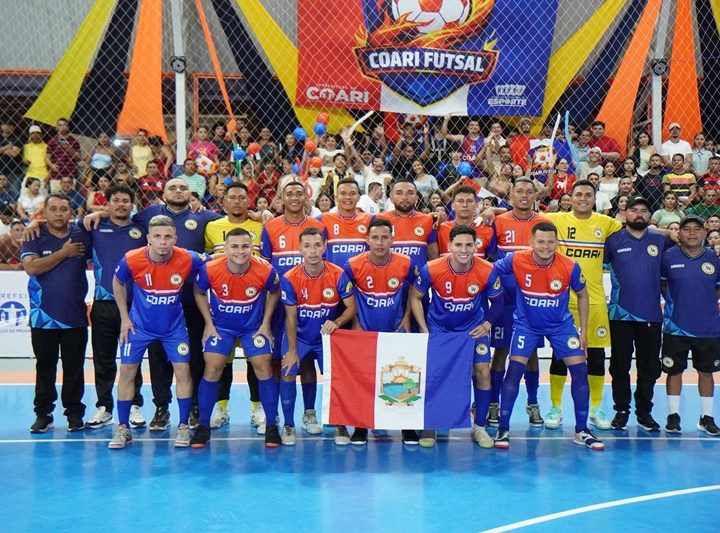 Coari reafirma protagonismo esportivo ao sediar jogo inédito da Copa do Brasil de Futsal no interior do Amazonas