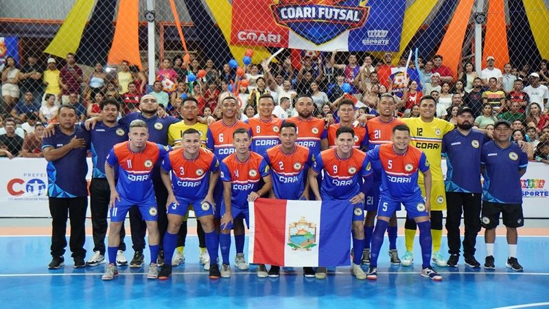 Coari reafirma protagonismo esportivo ao sediar jogo inédito da Copa do Brasil de Futsal no interior do Amazonas