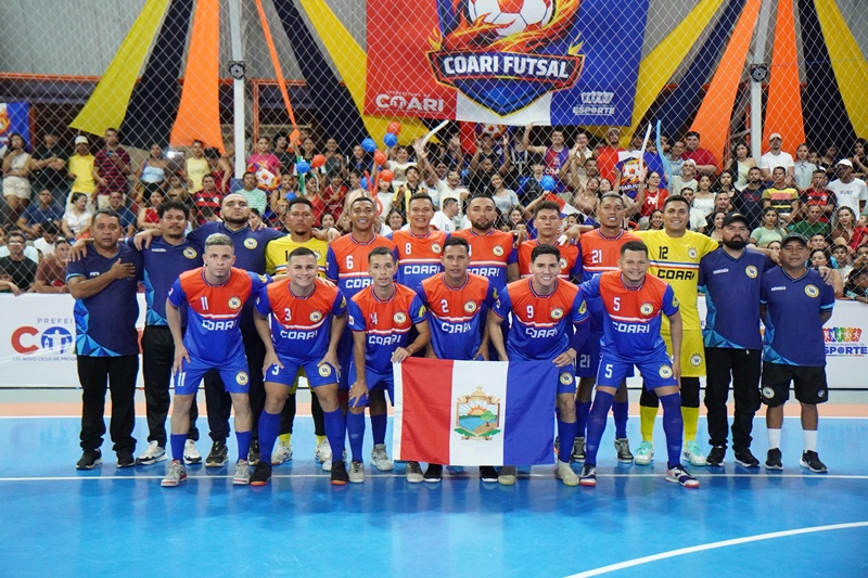 Coari reafirma protagonismo esportivo ao sediar jogo inédito da Copa do Brasil de Futsal no interior do Amazonas