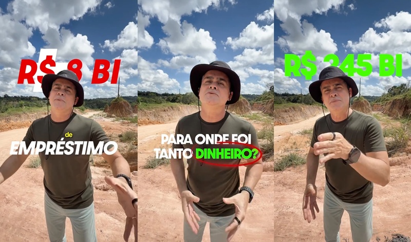 “Pra onde foi o dinheiro?”, questiona David após abandono do Anel Viário Leste