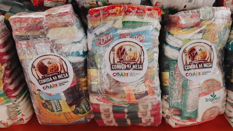 Segunda entrega do “Coari Comida na Mesa” beneficia 5 mil famílias da zona urbana