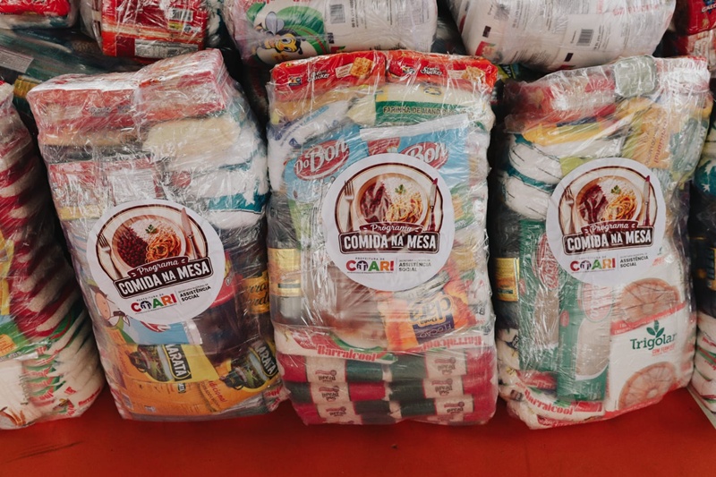 Segunda entrega do “Coari Comida na Mesa” beneficia 5 mil famílias da zona urbana