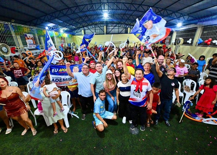 Professor Ademir reúne apoiadores no Jorge Teixeira e reforça aliança do PDT com David Almeida