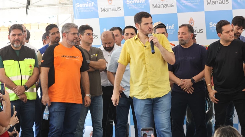 Elan Alencar acompanha assinatura da revitalização da Praça do Jorge Teixeira e reforça compromisso com a Zona Leste de Manaus