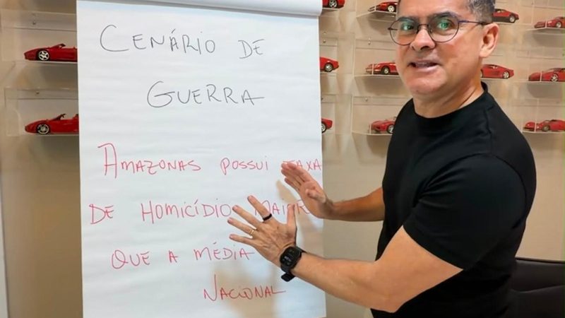 Ataques contra policiais militares expõem a crise da segurança pública no Amazonas, alerta David Almeida