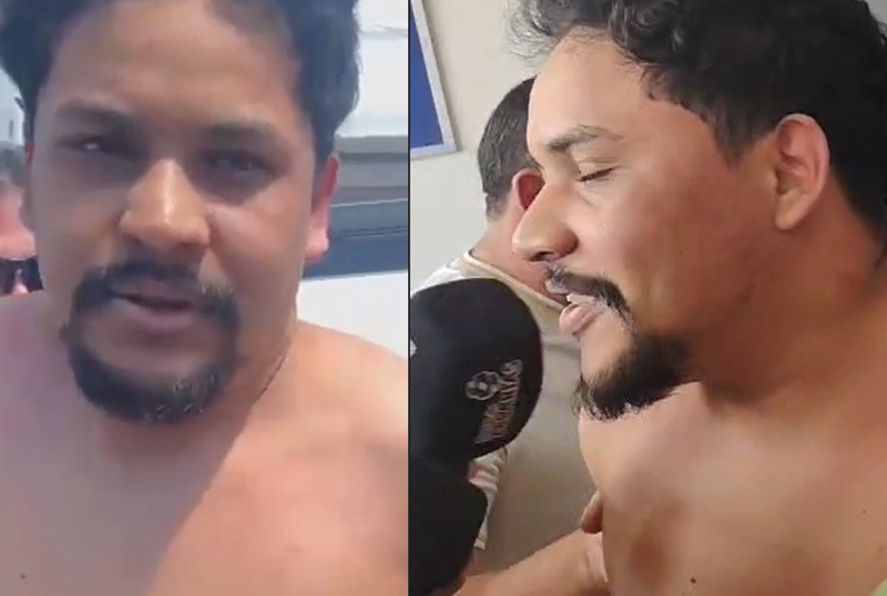 Agi0ta que se passava por int3grante do CV e disse que ia m3tralh@r viatura do TJAM é pres0