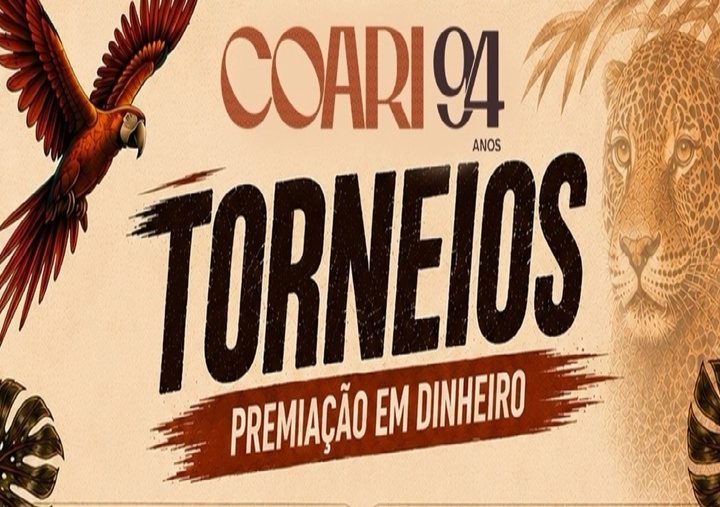 Inscrições para torneios esportivos do aniversário de Coari seguem abertas até 25 de julho
